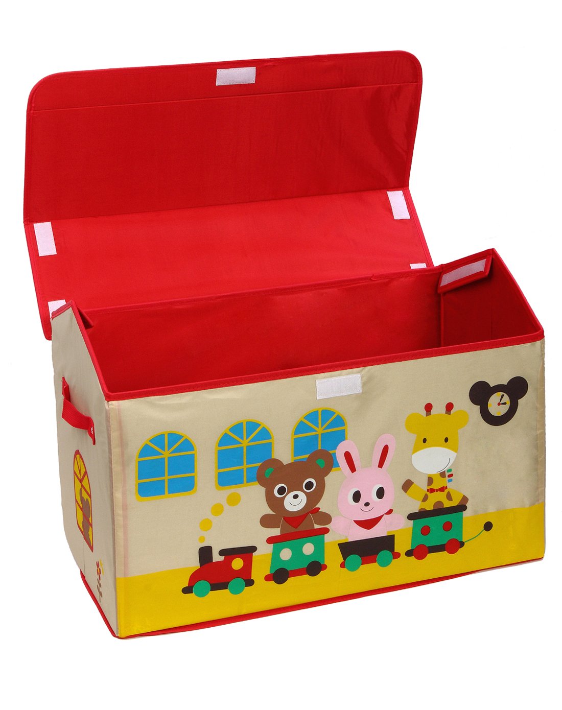 友纳卡通玩具收纳箱储物箱(红房子)