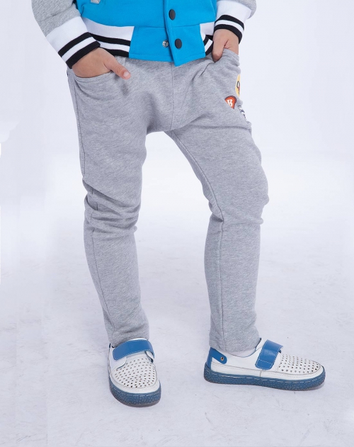 季季乐 男童深花灰裤子