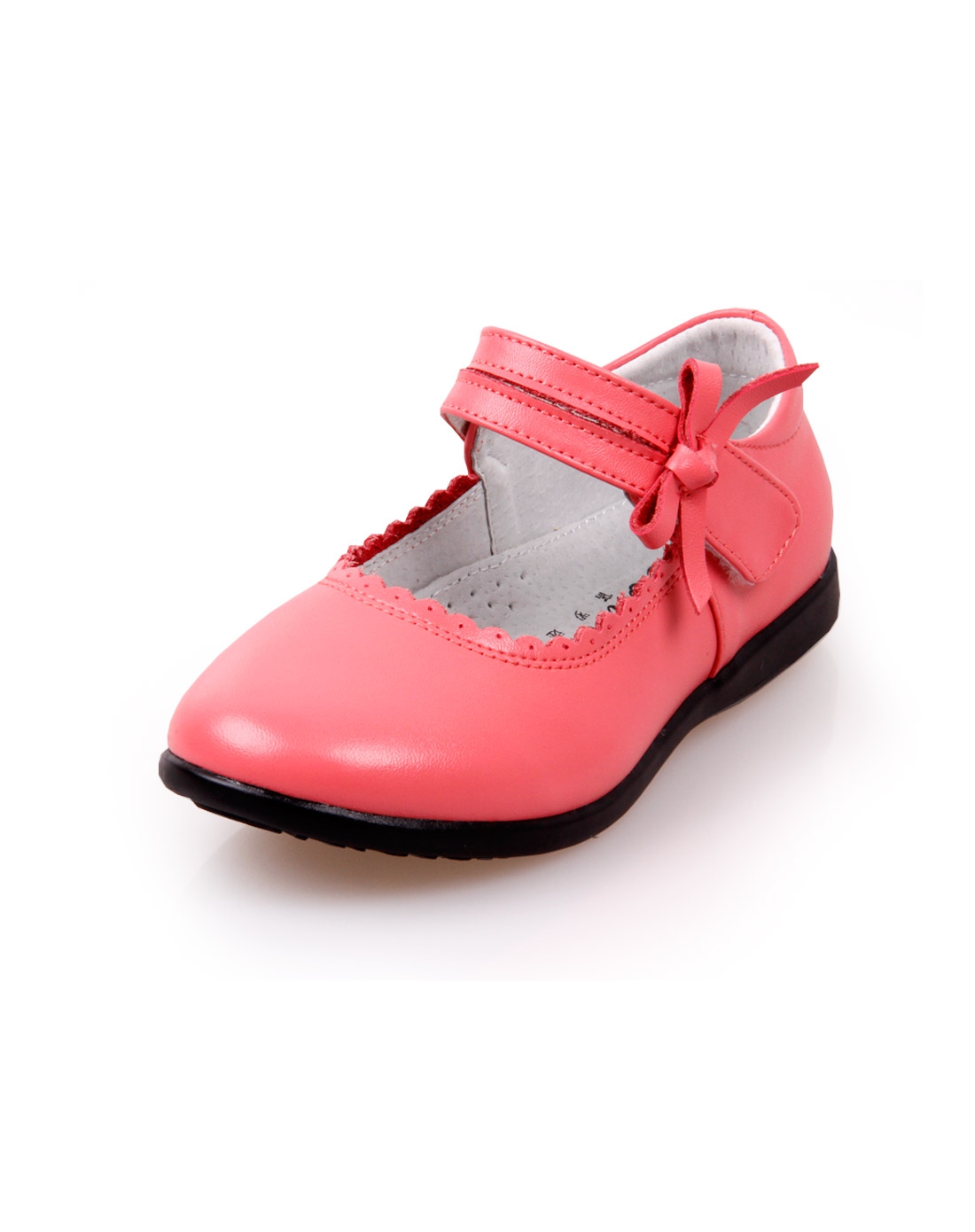 富罗迷女童西瓜红皮鞋