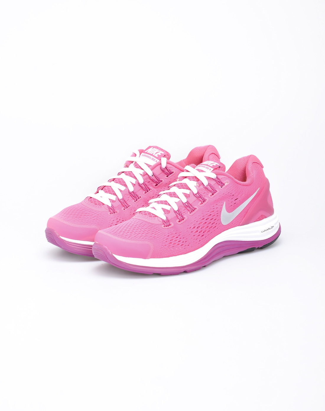 耐克nike女士专场-儿童玫红色跑步鞋