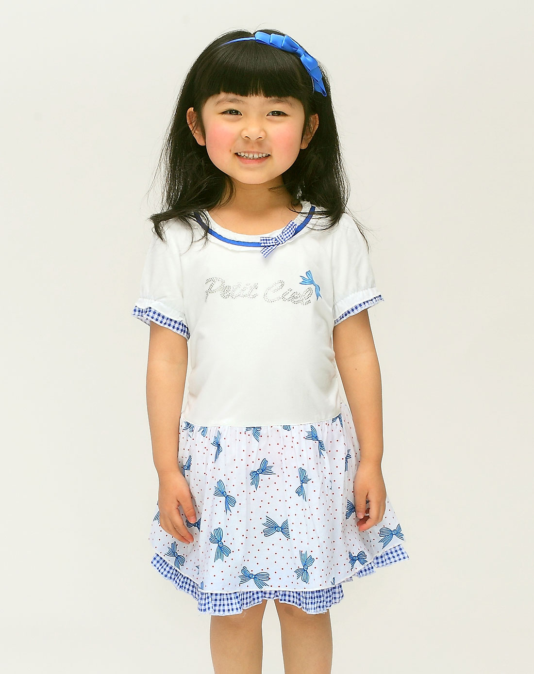 ciel男女童<em>女童蓝色连衣裙</em>gdm1532bu