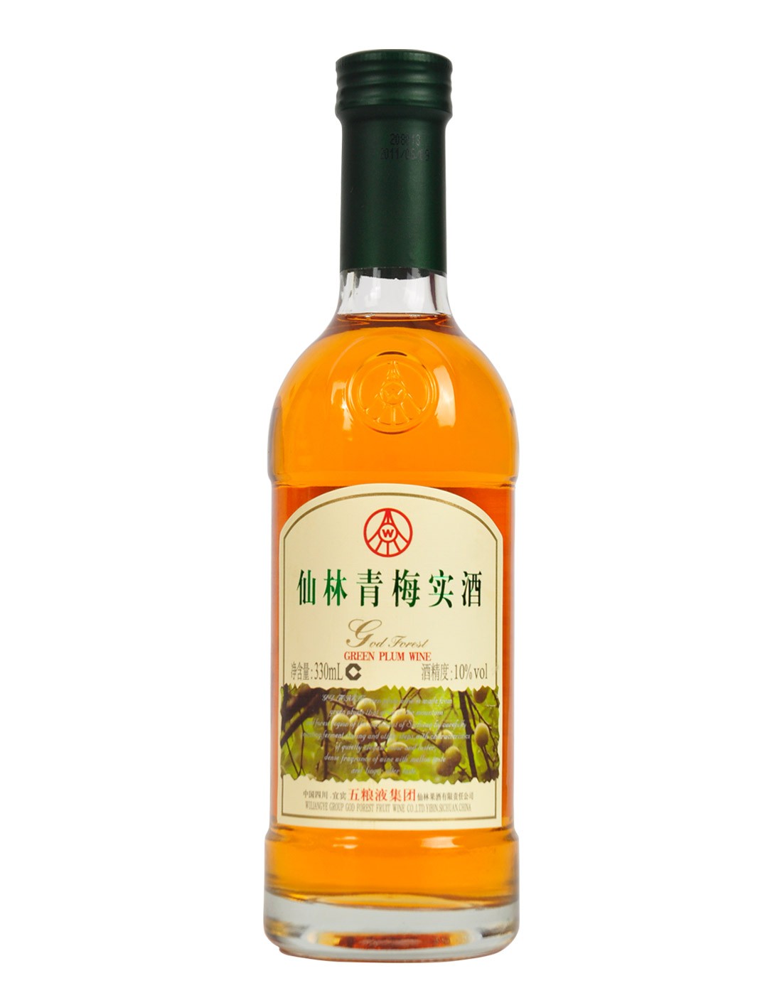 五粮液 仙林青梅实酒(101 10°果酒 330ml