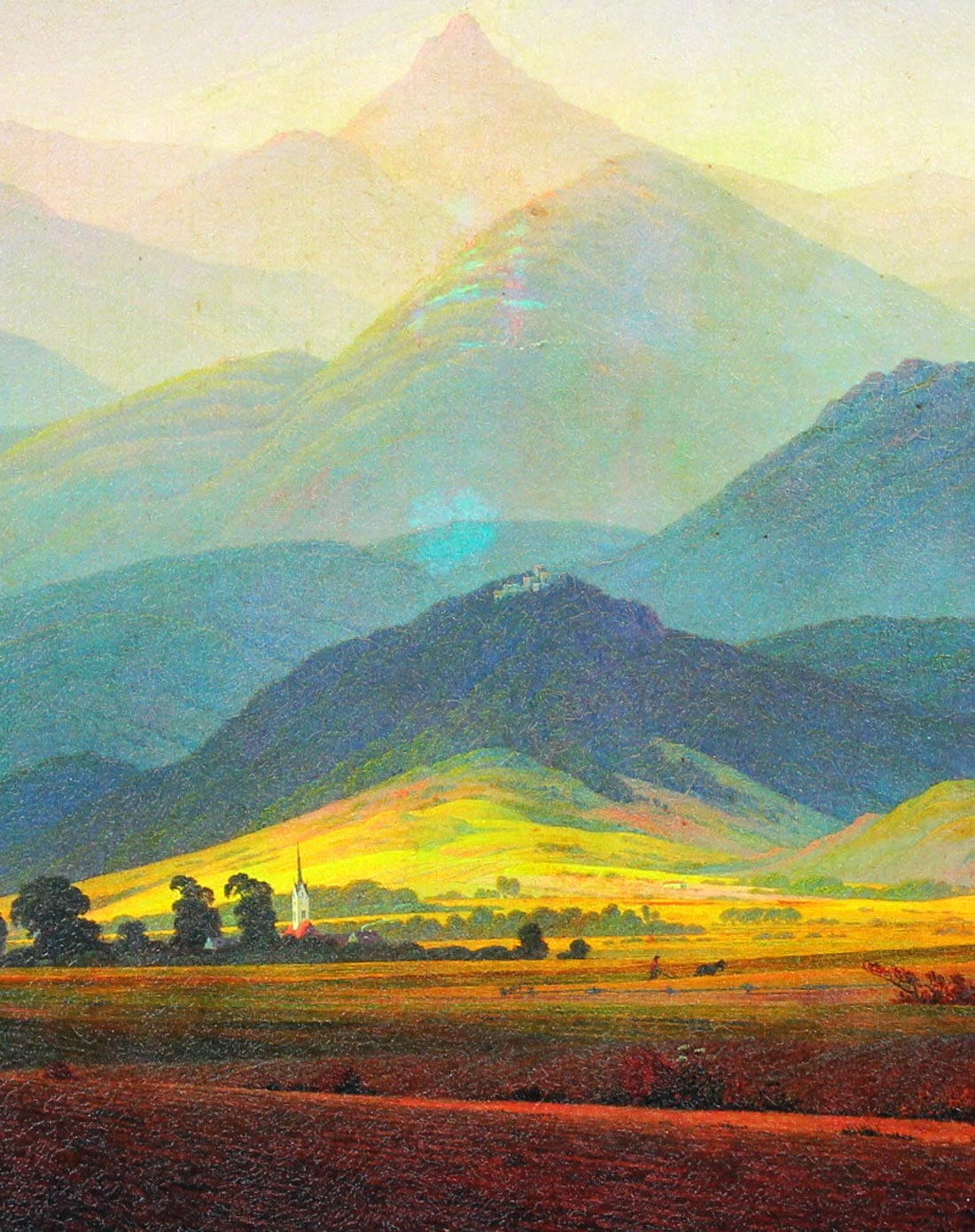 欧式高档装饰画-巨人山kw-1330(45*60cm)