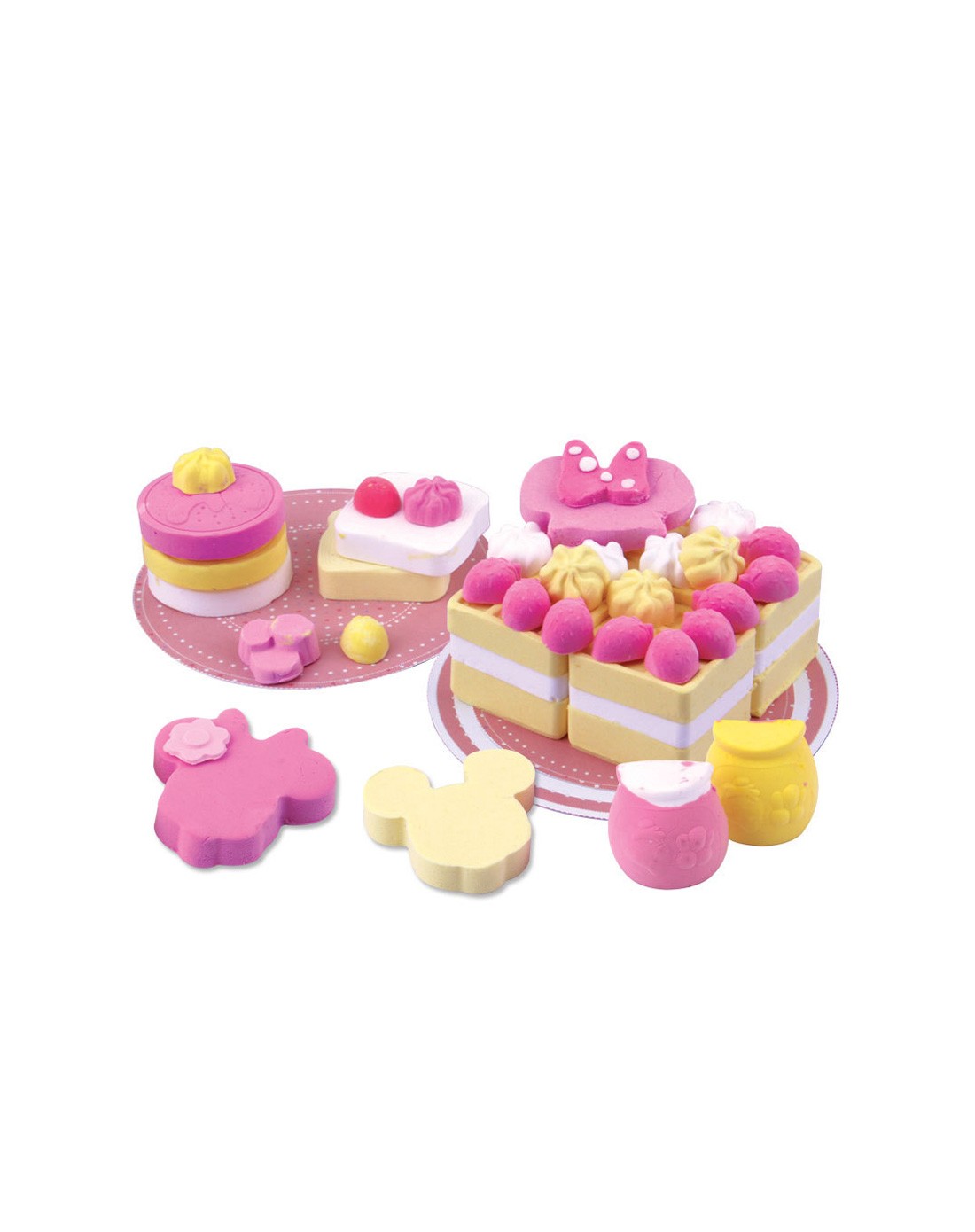 迪士尼disney 3d打印玩具3d打印泥甜品套装3d打印机橡皮泥彩泥玩具
