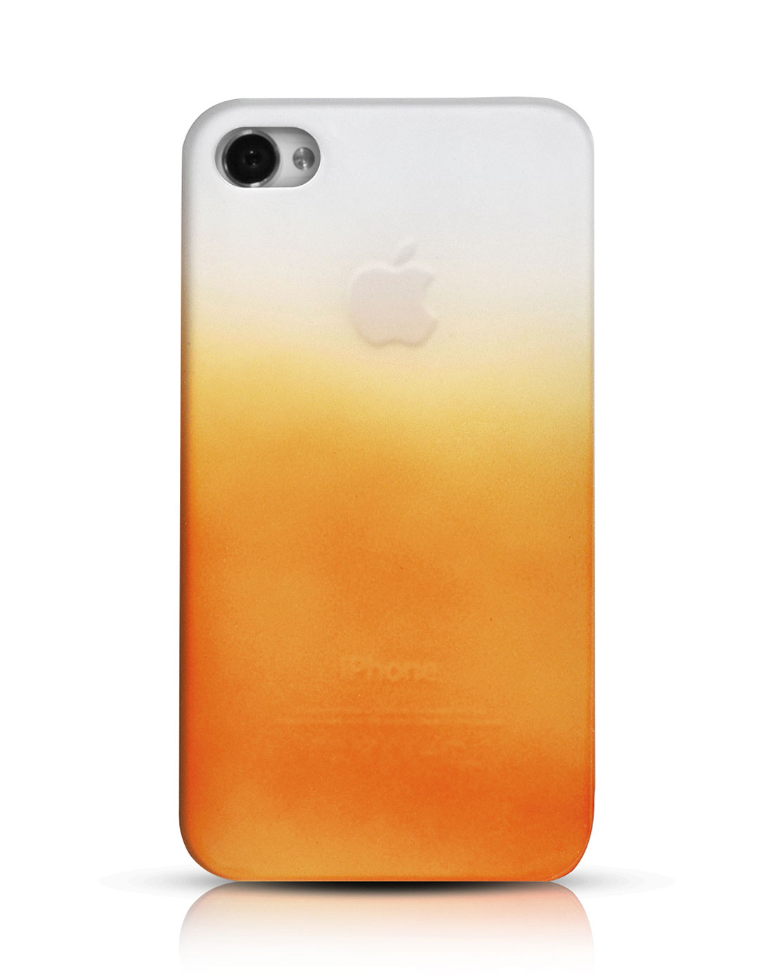 iphone4/4s橙色彩虹手机套