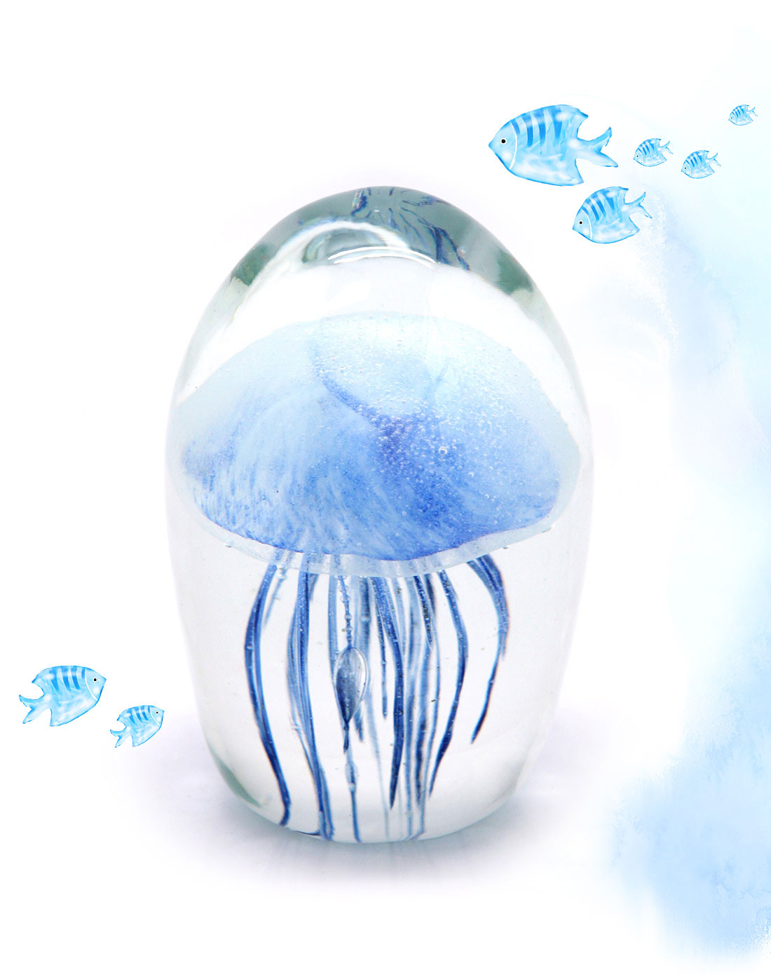 海月水母典藏艺术手工琉璃水晶球