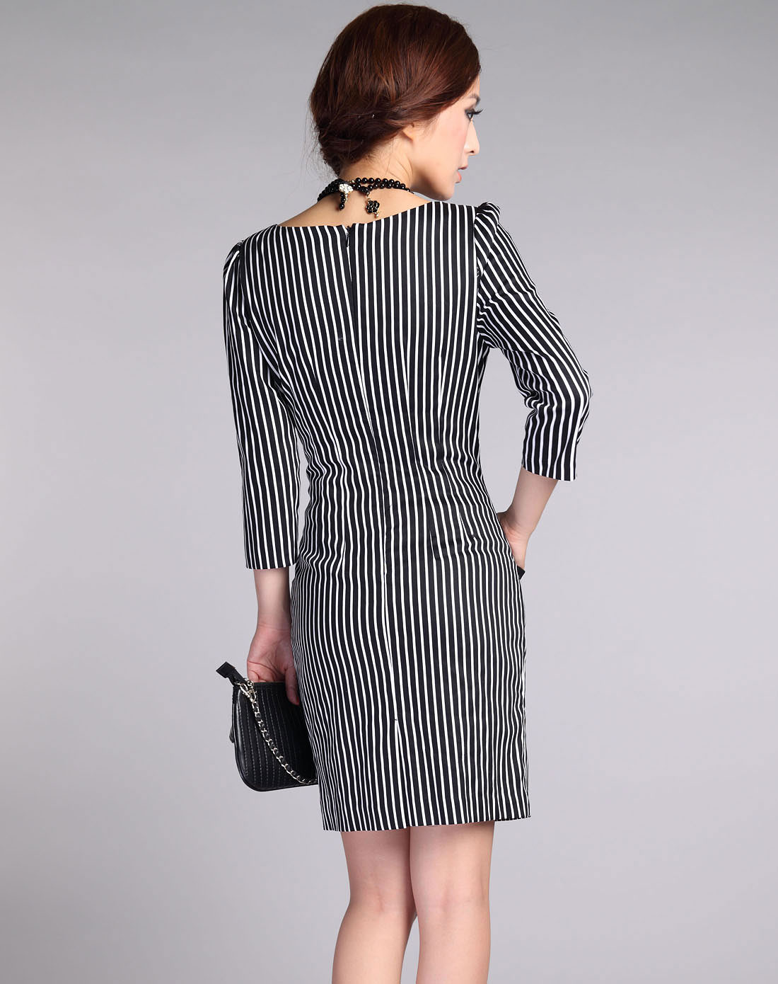 <em>zimmur女装专场</em>-女黑白连衣裙