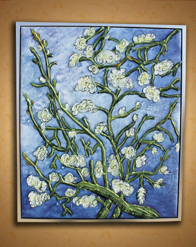 梵高·杏花-纯手绘油画(单幅)