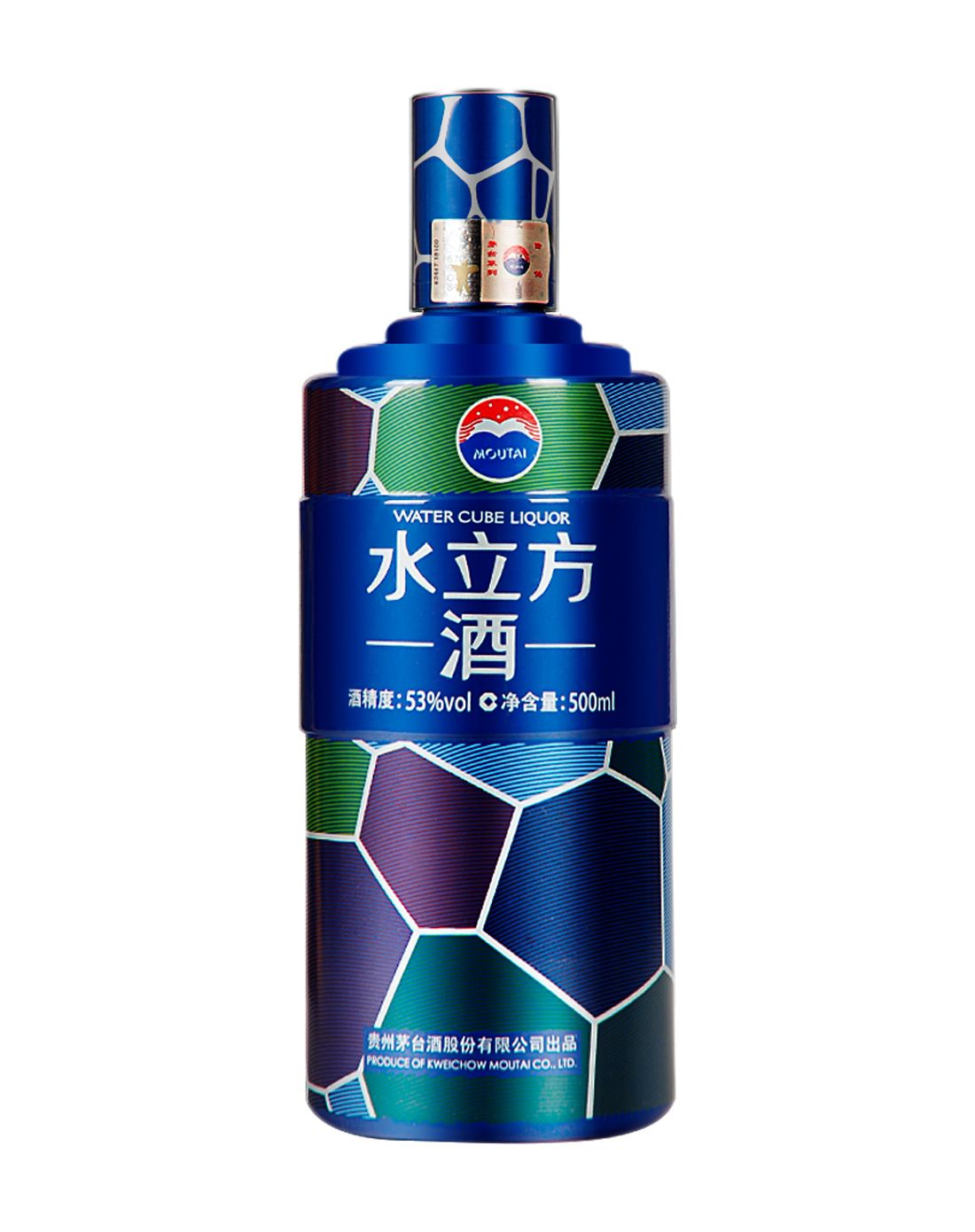 茅台水立方纪念版53°酱香型白酒 500ml