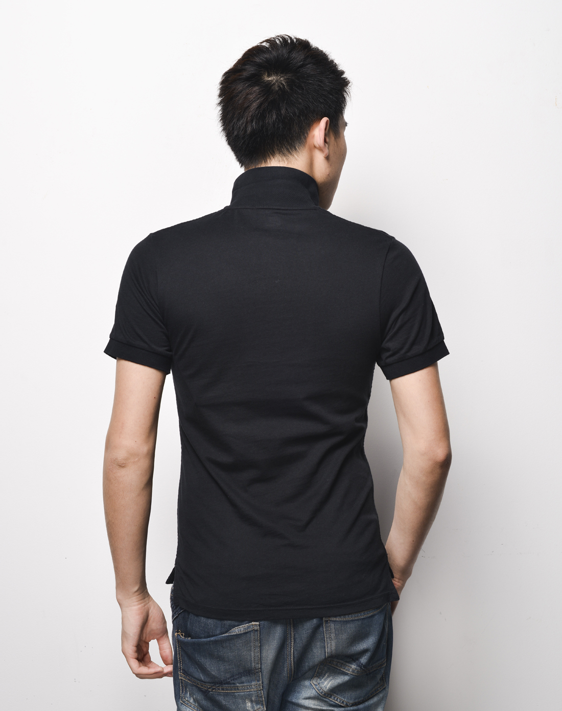 耐克nike 男子黑色短袖polo衫
