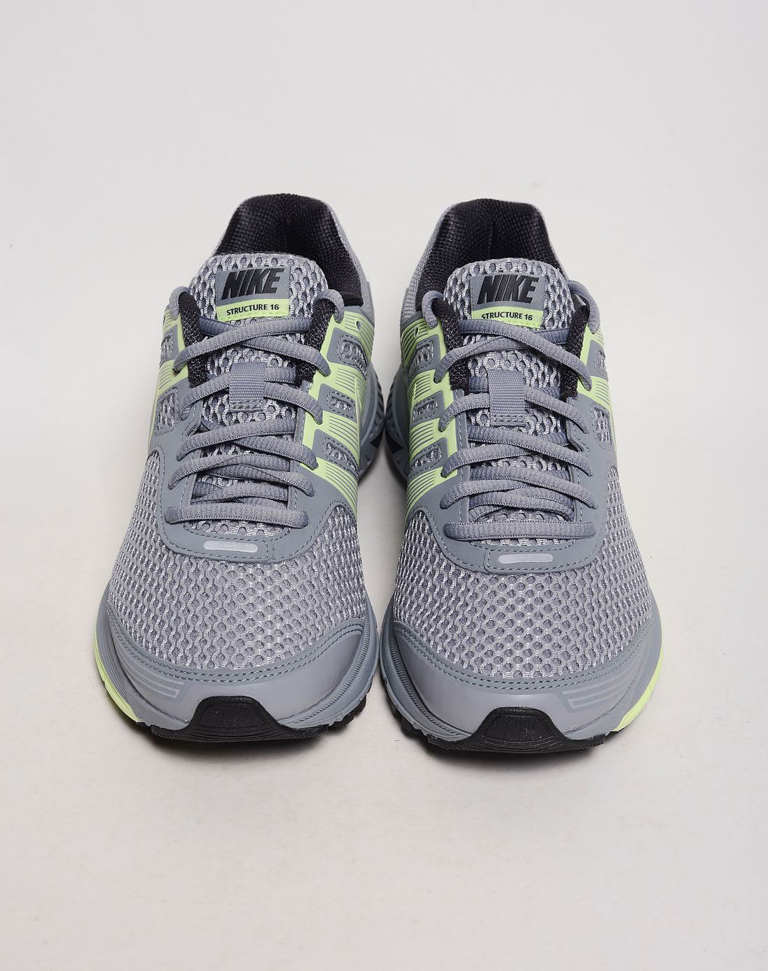 耐克nike 女子灰色/浅绿色跑步鞋