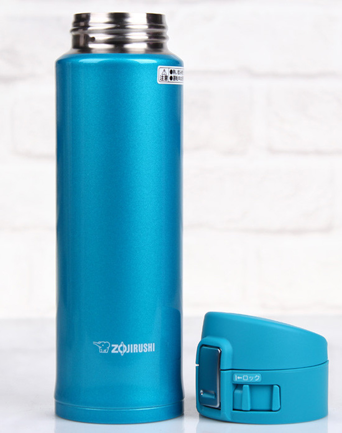 象印zojirushi480ml蓝色不锈钢保温杯sm-kb48-aw_唯品