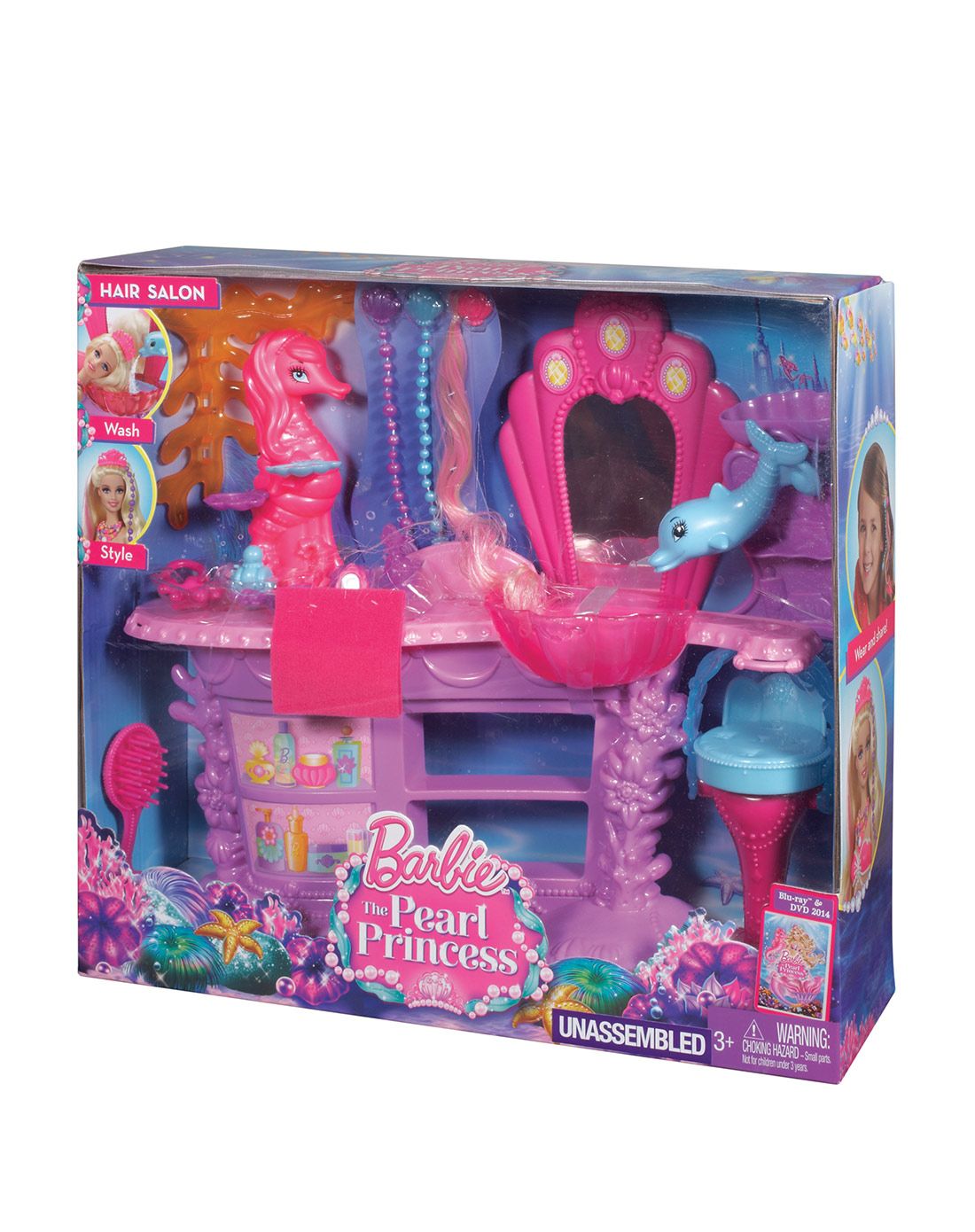 七大品牌恭贺-芭比玩具Barbie芭比珍珠公主之
