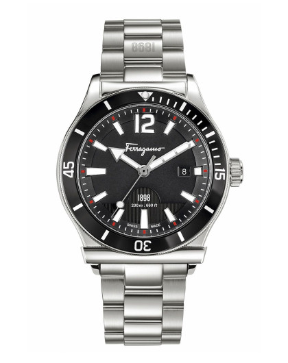> ferragamo男款ferragamo 1898 sport蓝宝石水晶镜面手表ff3130014