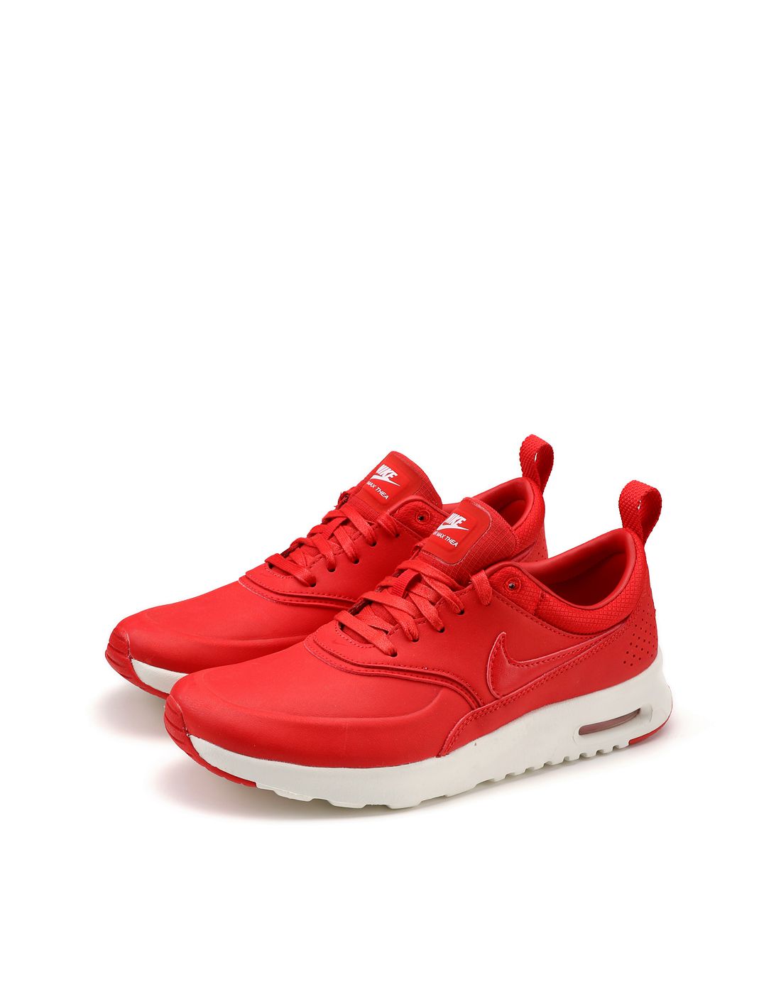NIKE 耐克 AIR MAX THEA 女款红色运动鞋 灵活缓震 616723-602