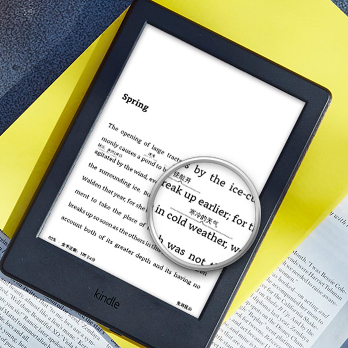 kindle ereader 亚马逊电子书阅读器入门版