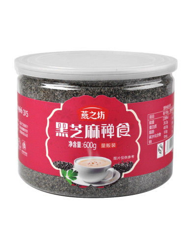 (两件起售)燕之坊 黑芝麻禅食600g/罐