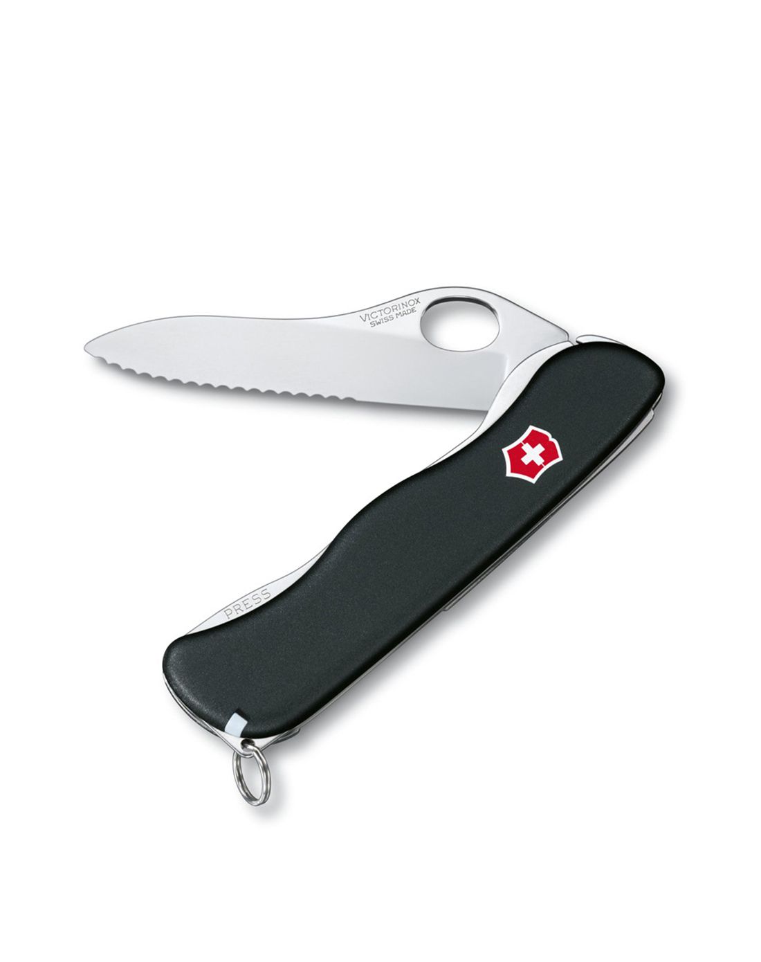 victorinox 瑞士军刀111mm 哨兵黑色(单手开刀)