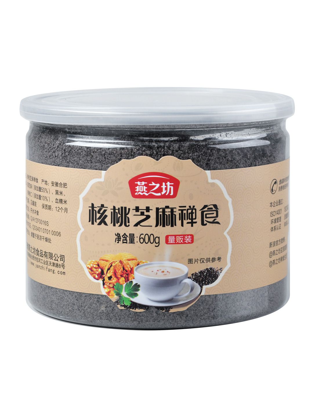 燕之坊 核桃芝麻禅食600g/罐