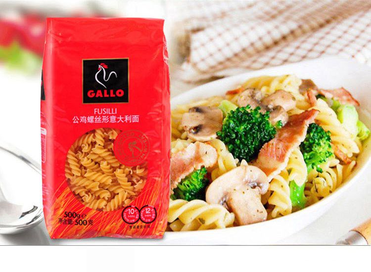 [好吃易做的意面] 西班牙 公鸡螺丝形意大利面500gx3