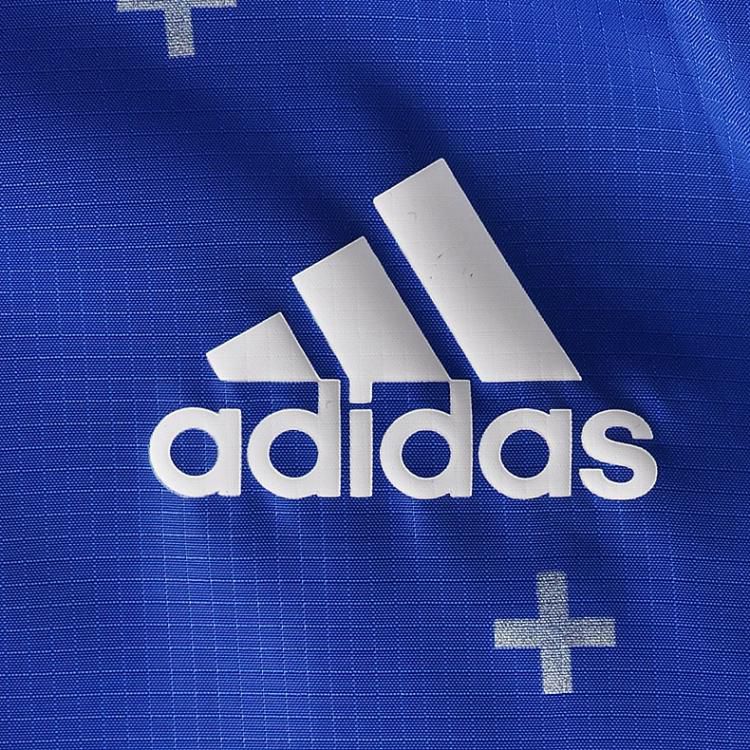 adidas新品潮流透气防风 男款蓝色连帽长袖外套蓝色bk