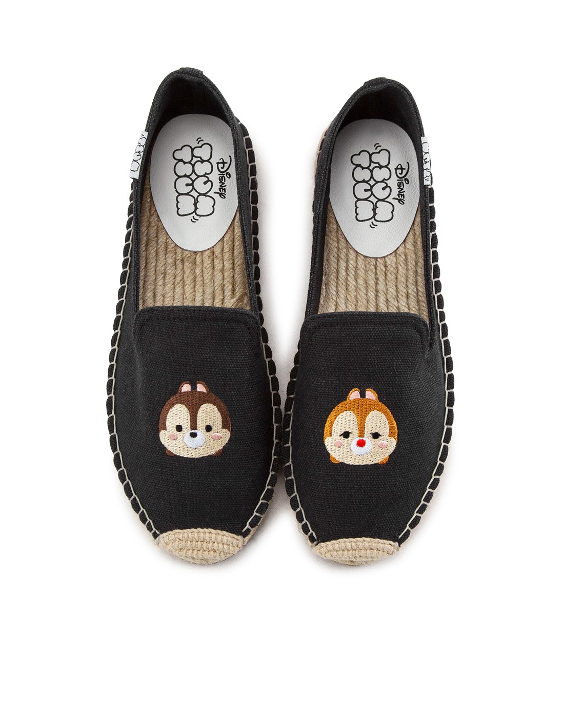 合作系列--grace gift女鞋专场 迪士尼disney麻底电绣渔夫鞋女休闲鞋