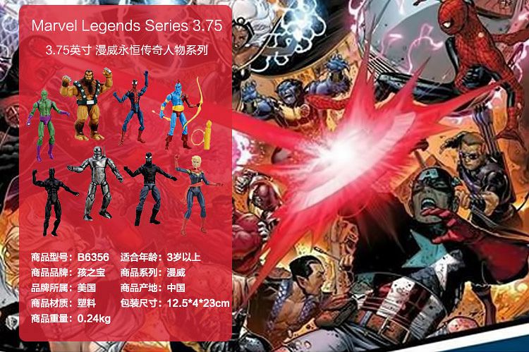 cw漫威3.75英寸永恒传奇公仔系列
