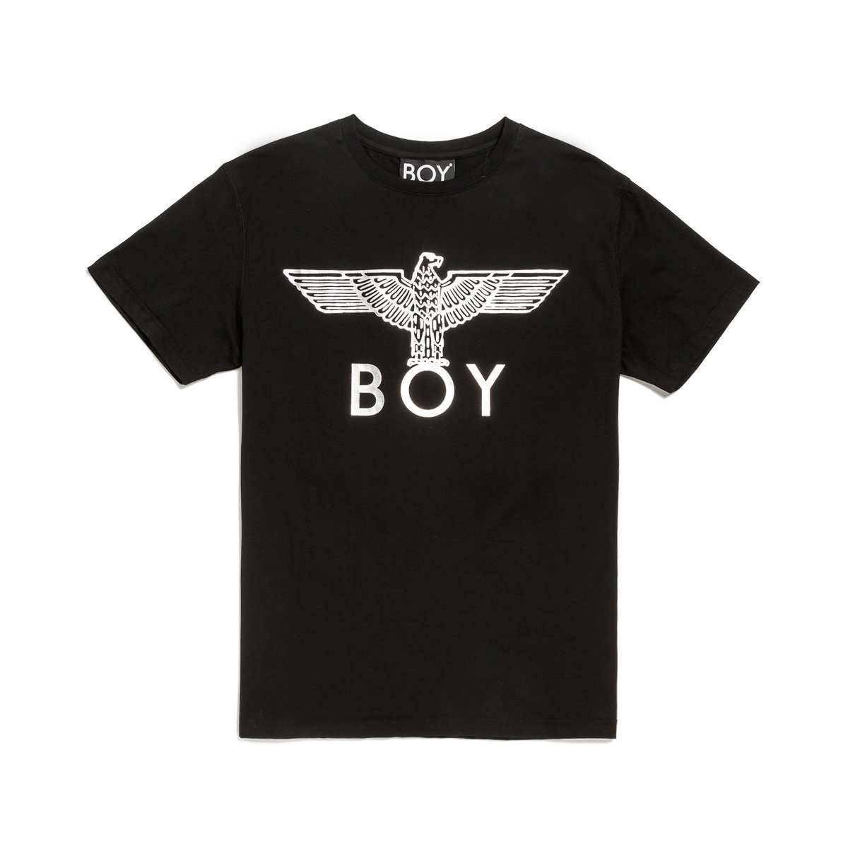 伦敦男孩boy老鹰logo印花短袖情侣款t恤
