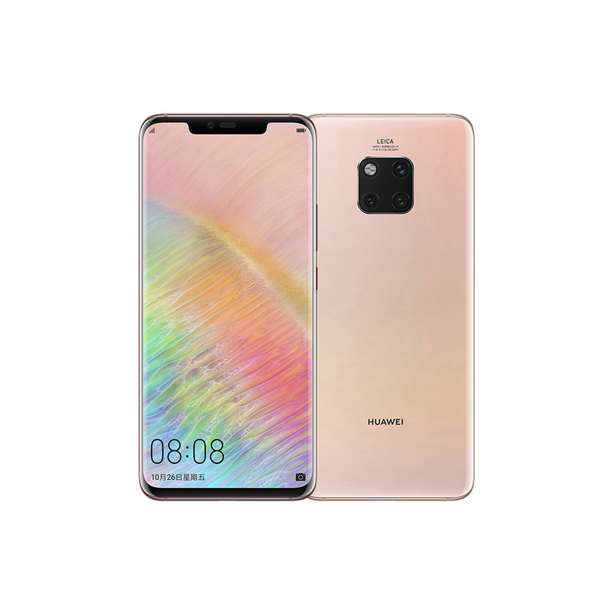 华为huawei mate20 pro(ud)8gb 128gblya-al00cc全网通8gb 128gb樱粉