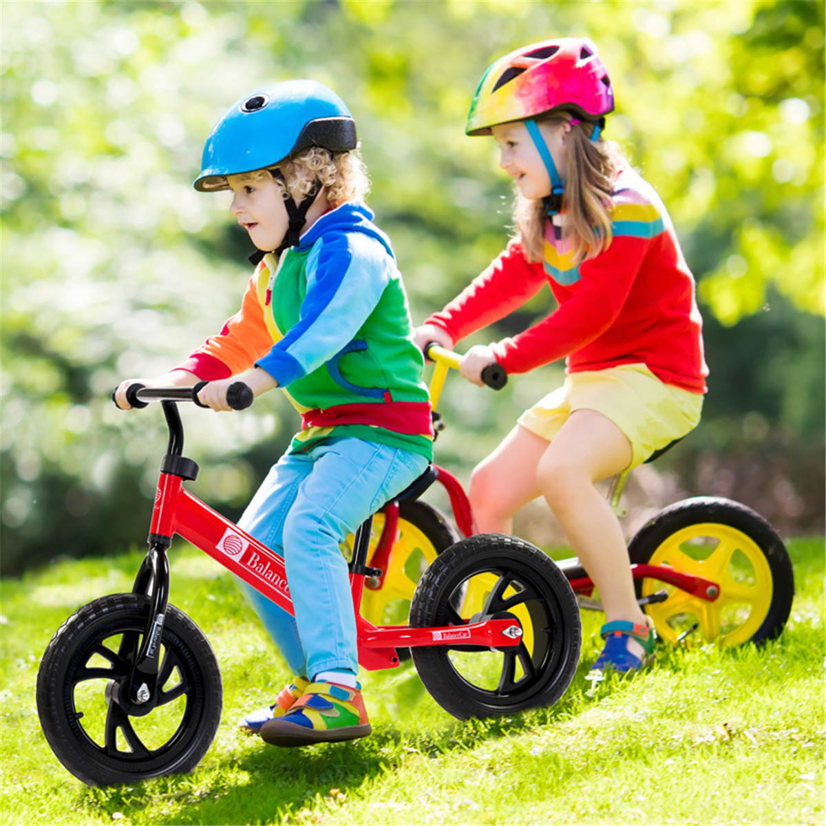 儿童平衡车滑步车小孩无脚踏自行车1-3-6岁溜溜车学步滑行车