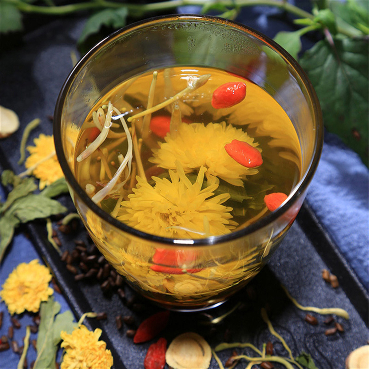 花草茶金银花薄荷菊花茶枸杞决明子甘草组合花茶200g