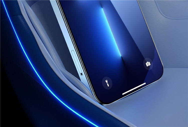 蓝宝石膜苹果13promax钢化膜iphone13promax防尘高清