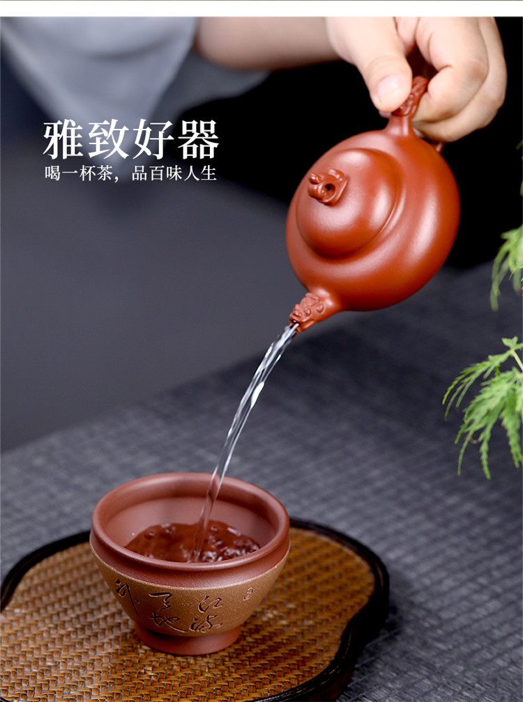 管庆飞优秀青年陶手80cc紫泥黄金粉老段亚明杯紫砂品茗杯茶杯