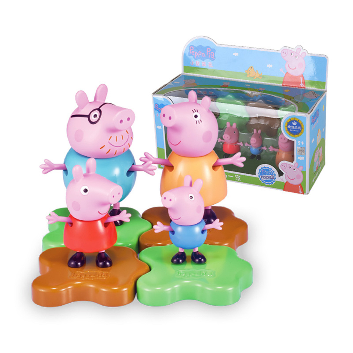 【小猪佩奇】奥迪双钻小猪佩奇系列玩具儿童玩具卡通人物动画人物
