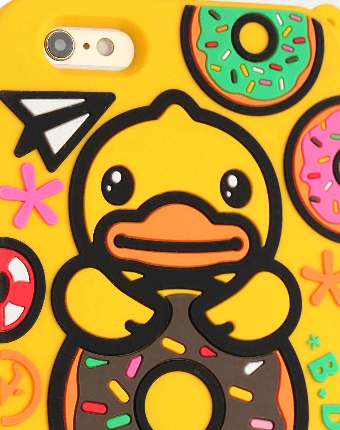 duck小黄鸭iphone 6s手机套/甜甜圈