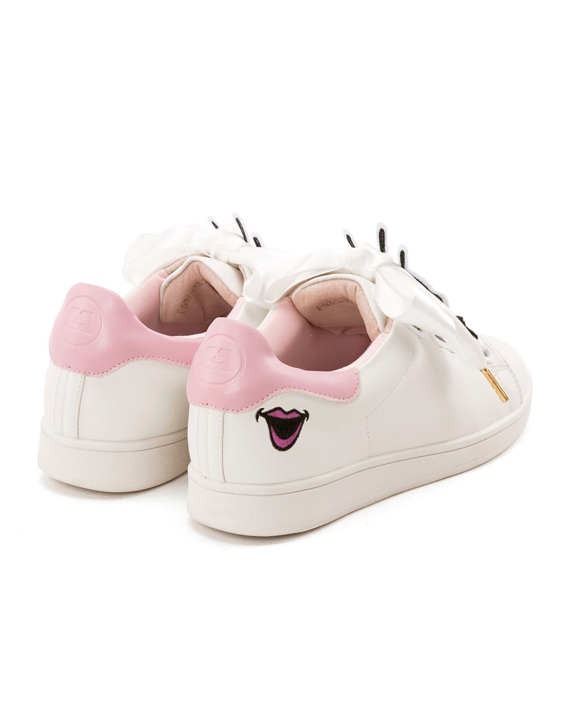 合作系列--grace gift女鞋专场 迪士尼平跟系带运动小白鞋女休闲鞋