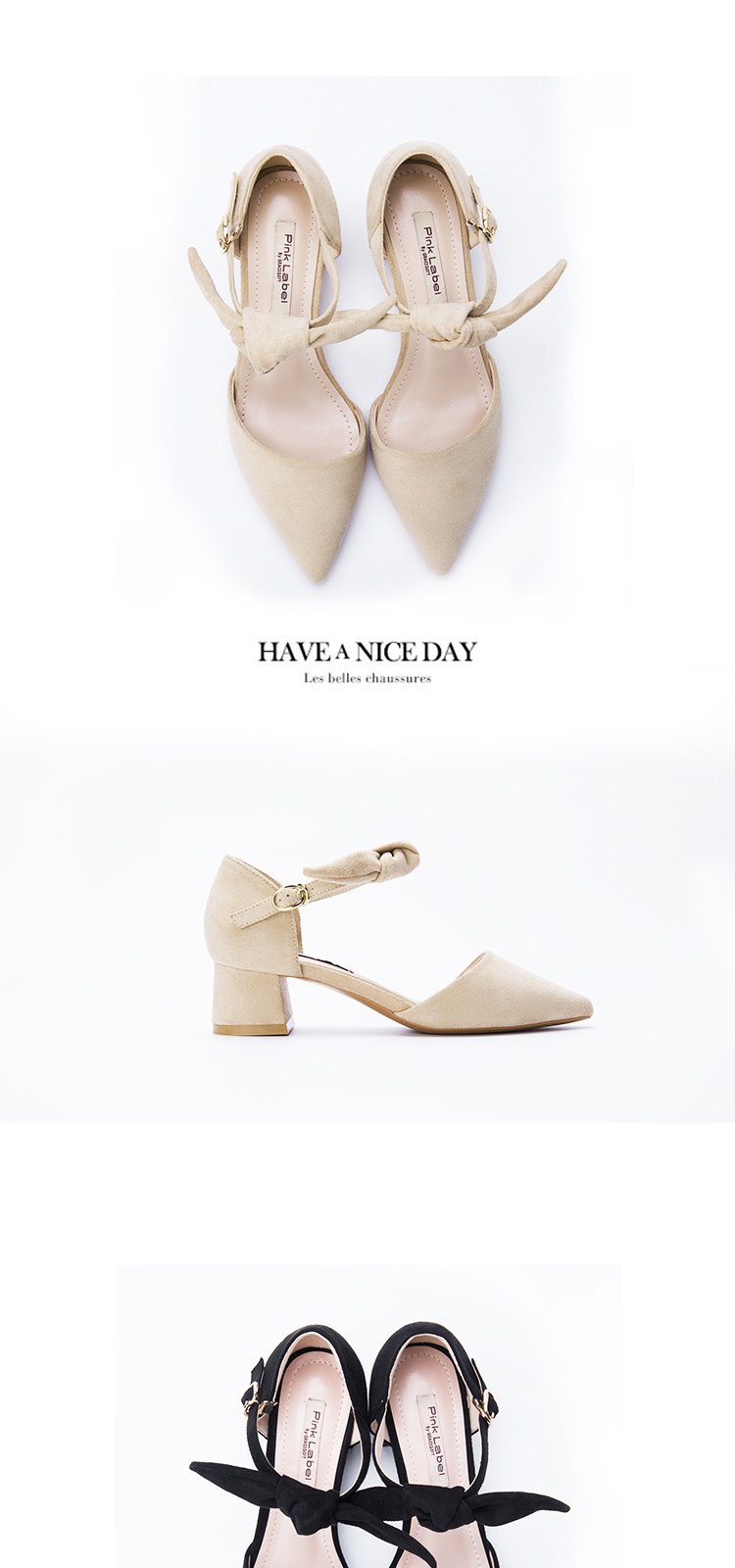 gift女鞋专场 2017尖头蝴蝶结中粗跟浅口单鞋玛丽珍鞋  品牌名称