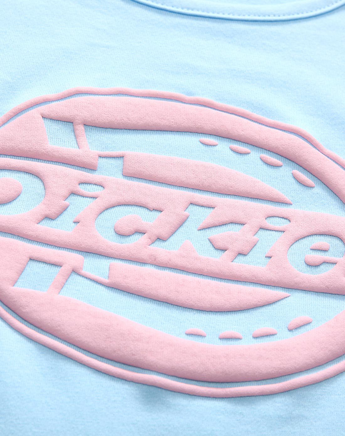 dickies 童装女童全棉发泡印花套装