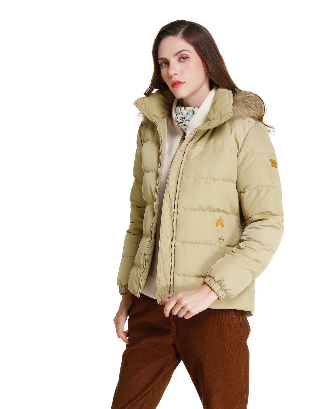 aigle 艾高 女士保暖羽绒服 beige