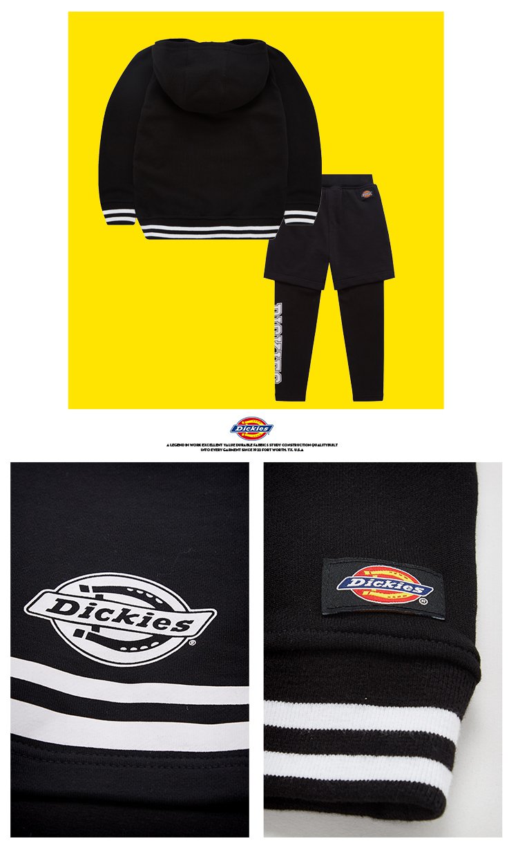dickies 童装男童滑板印花卫衣套装