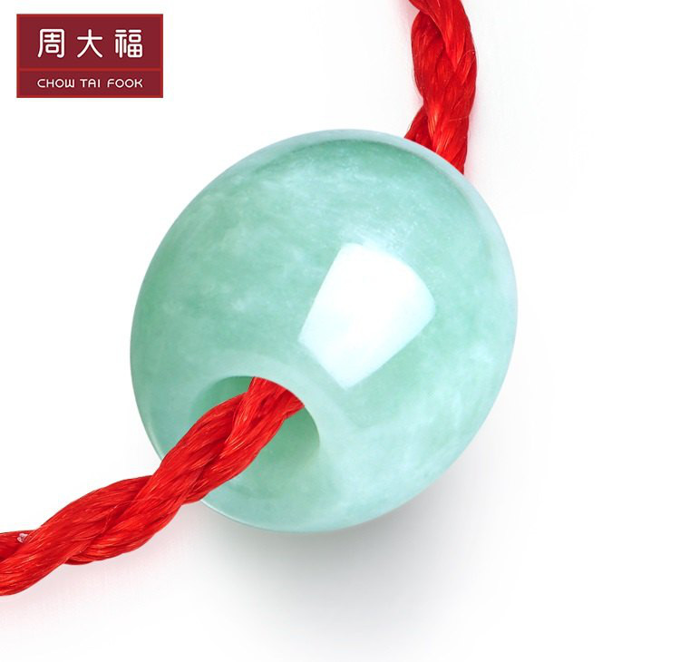 周大福 路路通 翡翠转运珠/吊坠