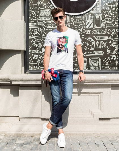 花花公子男士针织专场2018夏装新款圆领摩登