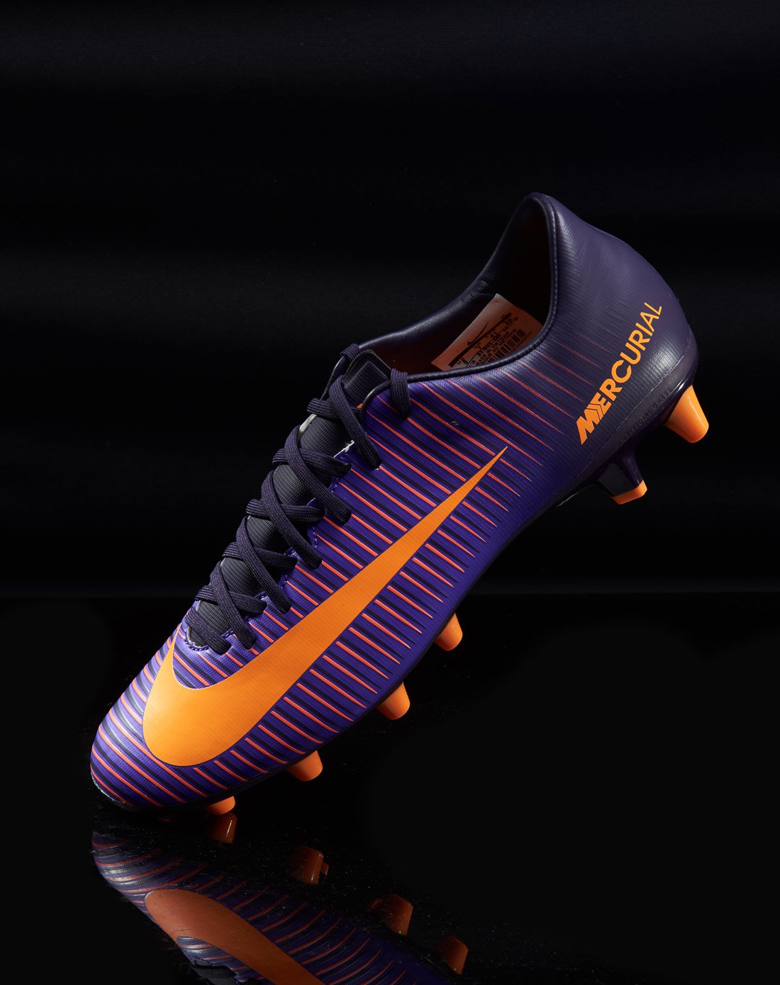 耐克nike mercurial victory vi ag 男款紫色足球鞋 足球系列