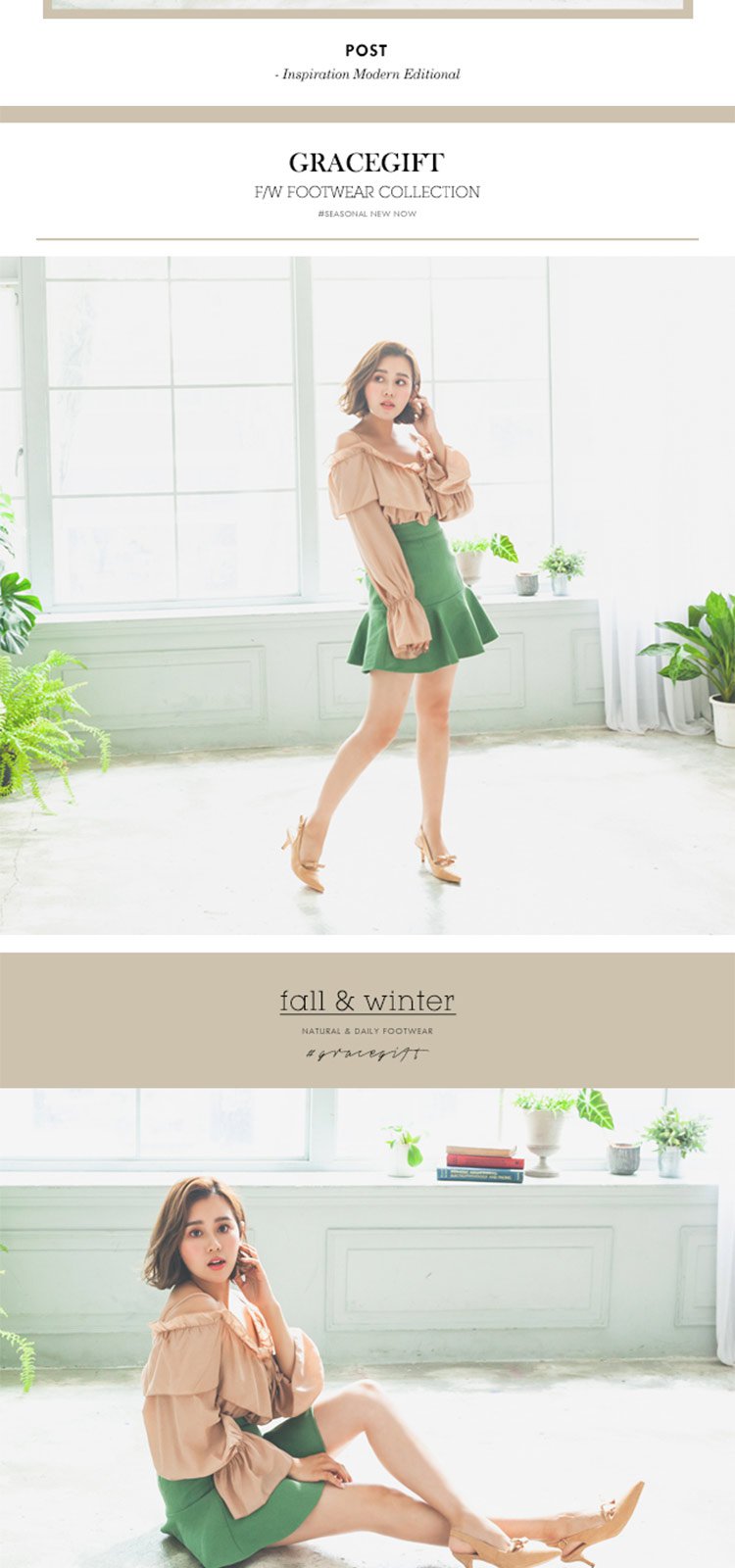 gracegift新品蝴蝶结尖头中后空高跟凉鞋女士凉鞋8a6