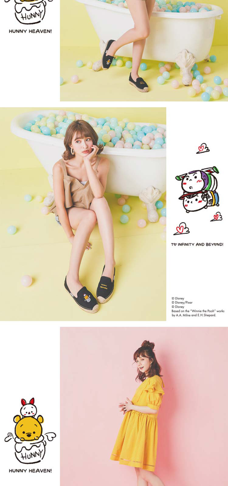 gracegift【迪士尼联名】tsum刺绣麻底渔夫鞋懒人套脚