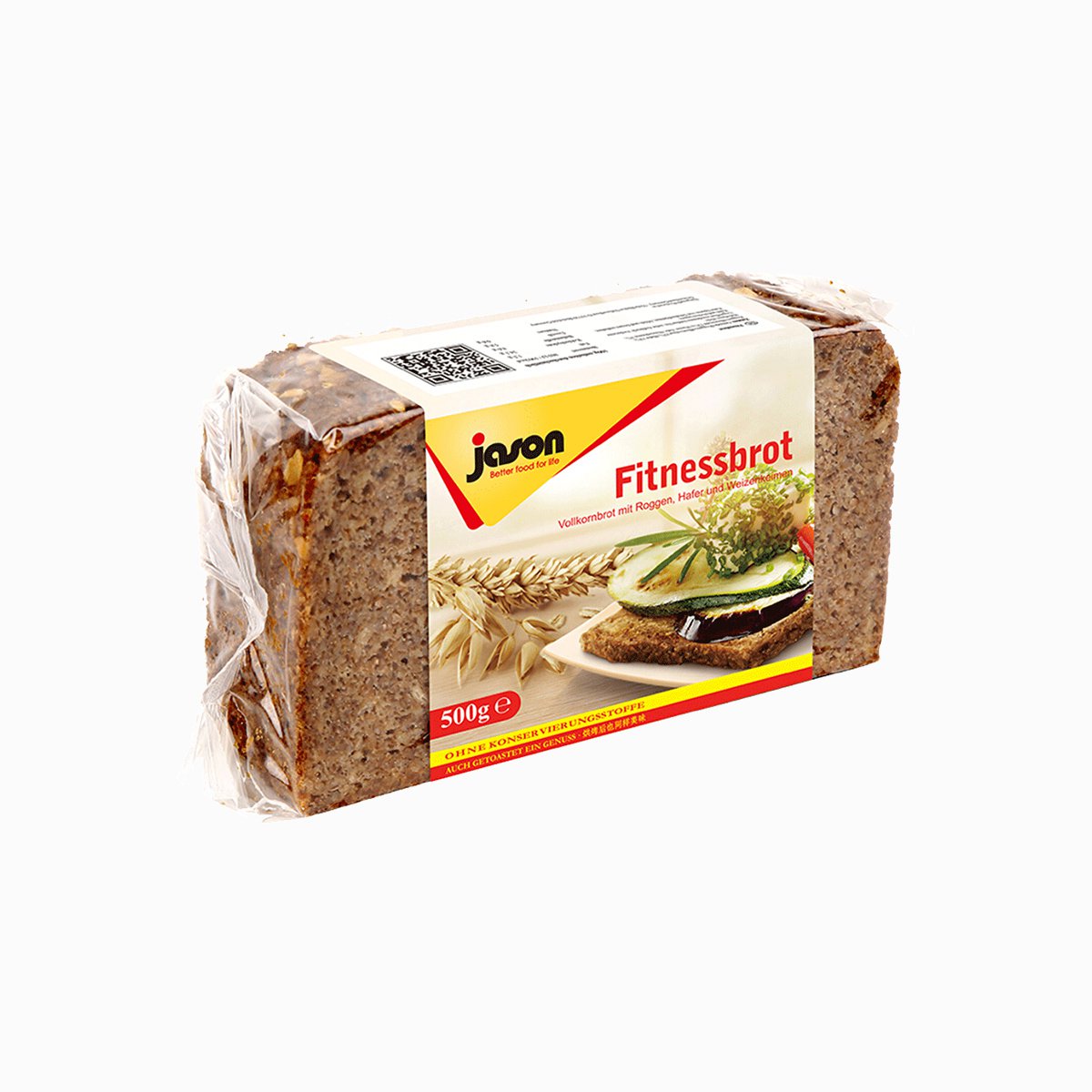 捷森德国进口 燕麦面包500g4100550314803_唯品会