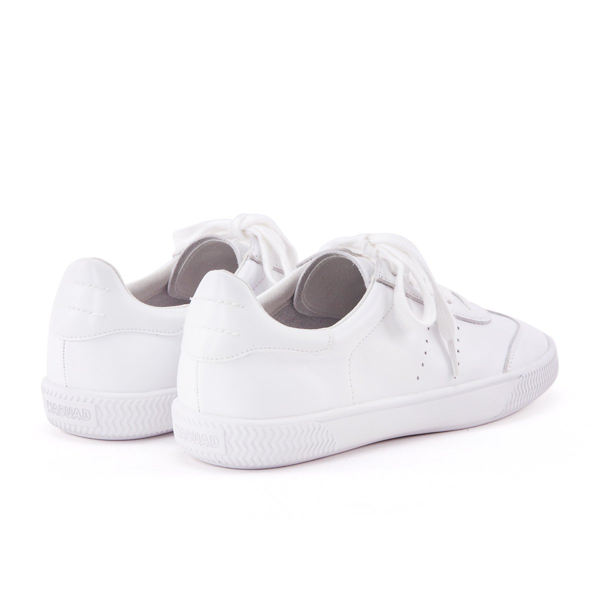 迪士尼联名gracegift鞋包专场 2018秋新牛二层皮百搭休闲鞋女鞋小白鞋