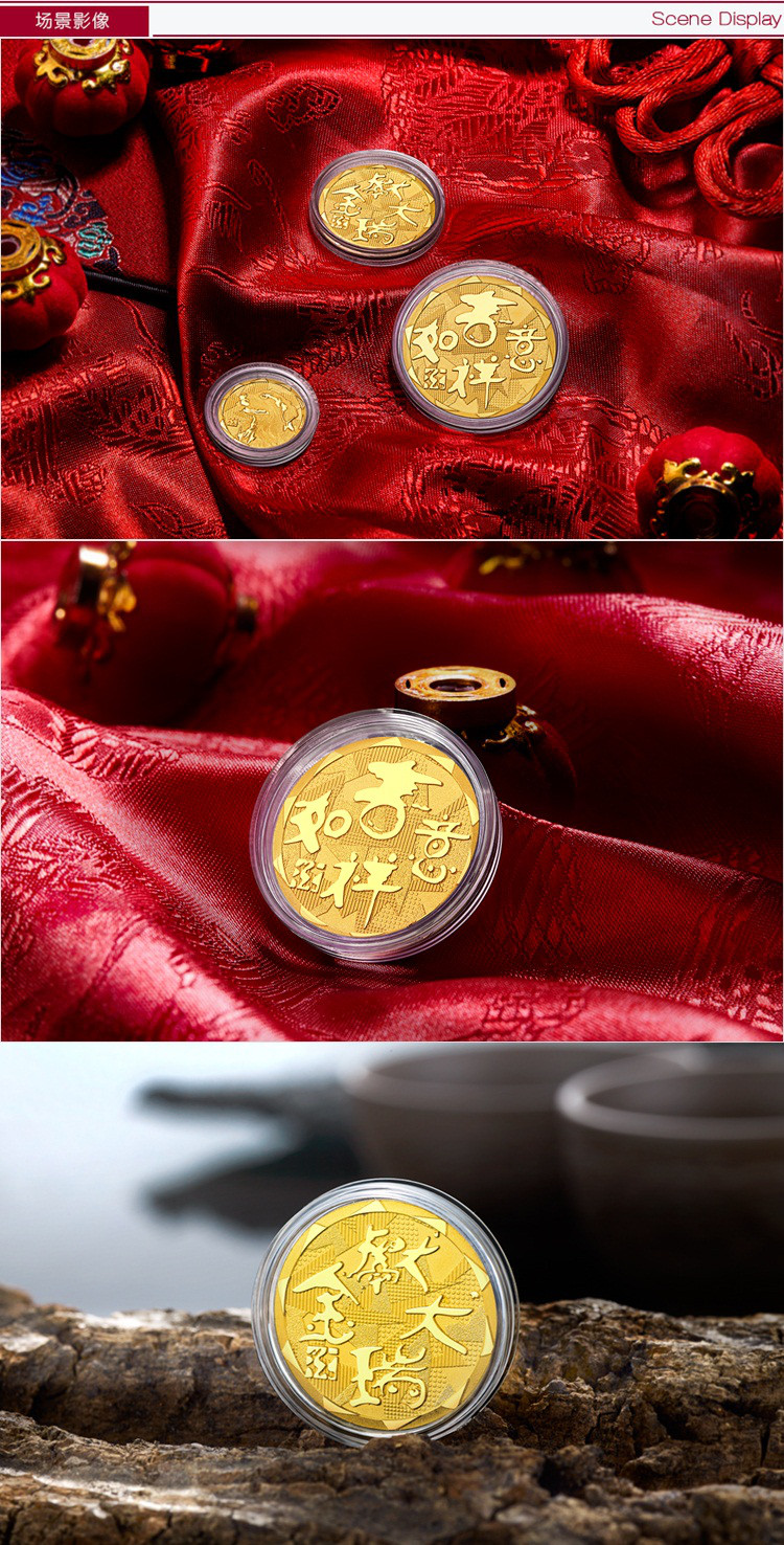 周大福 新品 x林文杰狗年足金黄金金币/金章