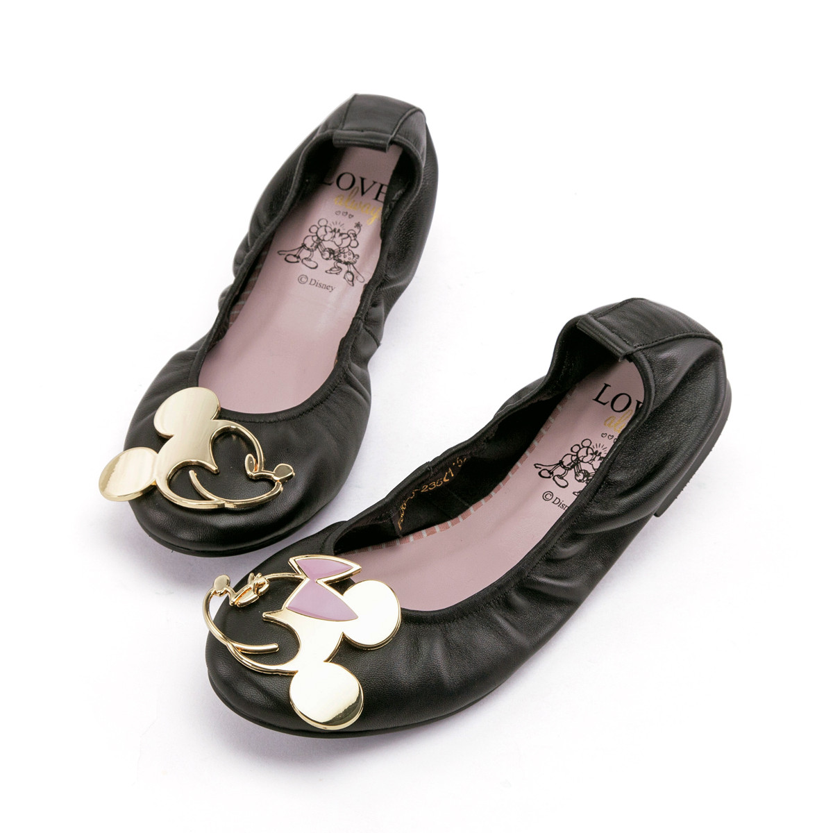 迪士尼联名gracegift女鞋特卖旗舰店 【迪士尼联名款】米妮米奇羊皮