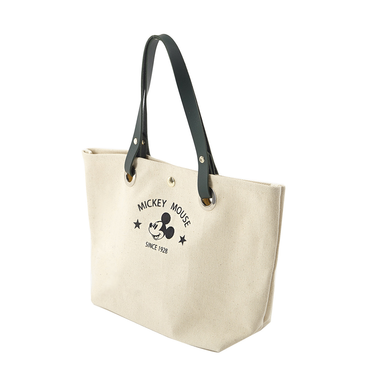 gracegift鞋包专场 【迪士尼联名包】米妮米奇可爱文艺包环保袋帆布包